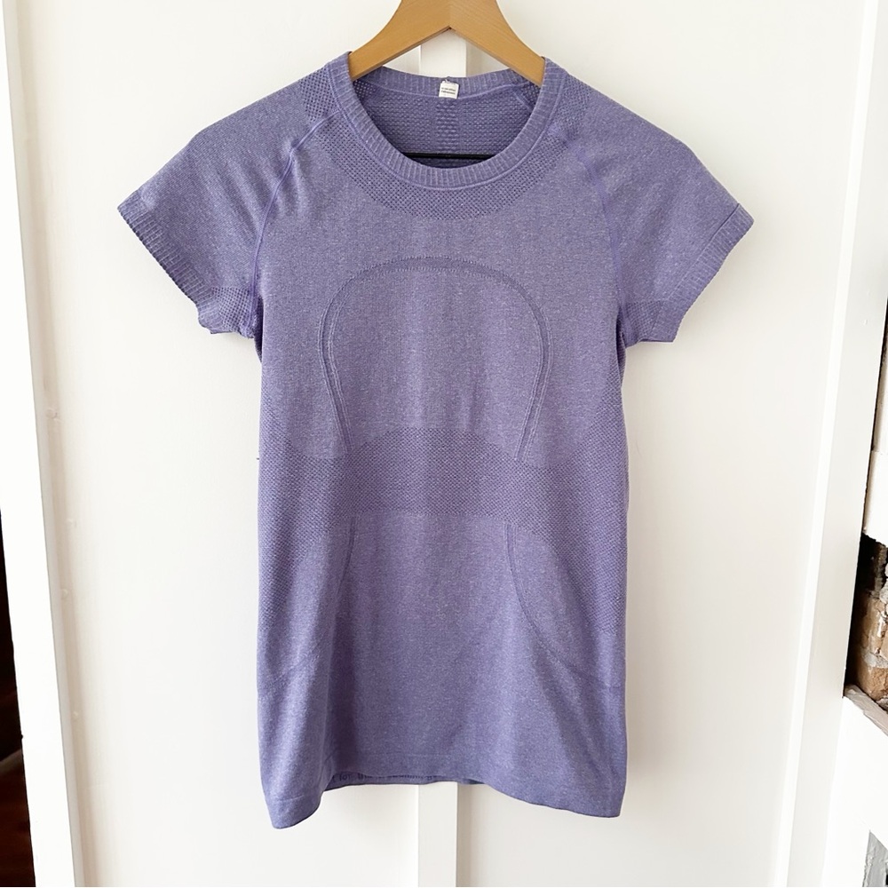 lululemon athletica Purple Short Sleeve Tee
